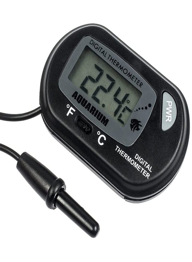 TED TABBIES LCD Digital Aquarium Thermometer - Accurate Water Temperature Monitoring for Fish Tanks and Terrariums - Image 2